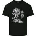 Viking Warior Skull Thor Odin Valhalla MMA Mens Cotton T-Shirt Tee Top Black