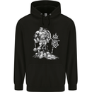 Viking Warior Skull Thor Odin Valhalla MMA Mens Hoodie Black