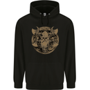 Viking Warrior Gym MMA Valhalla Odin Norse Mens Hoodie Black