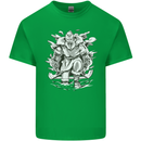 Viking Warrior Valhalla Odin Axe Gym God Kids T-Shirt Childrens Irish Green