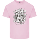 Viking Warrior Valhalla Odin Axe Gym God Kids T-Shirt Childrens Light Pink