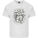 Viking Warrior Valhalla Odin Axe Gym God Kids T-Shirt Childrens White