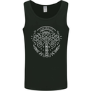 Viking Yggdrasil Tree Norse Mythology Thor Mens Vest Tank Top Black