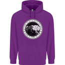 Viking a Wolf of Odin Than a Lamb of God Mens 80% Cotton Hoodie Purple