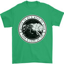 Viking a Wolf of Odin Than a Lamb of God Mens T-Shirt Cotton Gildan Irish Green