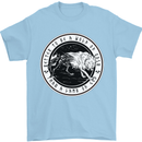 Viking a Wolf of Odin Than a Lamb of God Mens T-Shirt Cotton Gildan Light Blue