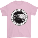Viking a Wolf of Odin Than a Lamb of God Mens T-Shirt Cotton Gildan Light Pink