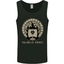 Vikings Valhalla Awaits Valknut Symbol Odin Mens Vest Tank Top Black