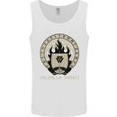 Vikings Valhalla Awaits Valknut Symbol Odin Mens Vest Tank Top White
