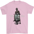 Vintage Scooters Nostalgia Speed Shop Mens T-Shirt Cotton Gildan Light Pink