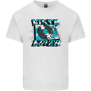 Vinyl Records Lover Decks Turntable DJ Kids T-Shirt Childrens White