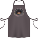 Vinyl Sunset Record LP Turntable Music Cotton Apron 100% Organic Dark Grey