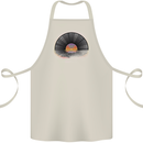 Vinyl Sunset Record LP Turntable Music Cotton Apron 100% Organic Natural