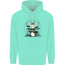 Virtruvian Drummer Funny Drumming Drum Mens 80% Cotton Hoodie Peppermint