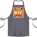 WTF Periodic Table Chemistry Geek Funny Cotton Apron 100% Organic Steel