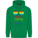 Want to Break Free Ride My Bike Funny LGBT Childrens Kids Hoodie Irish Green
