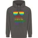 Want to Break Free Ride My Bike Funny LGBT Childrens Kids Hoodie Storm Grey