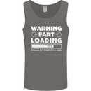 Warning Fart Loading Funny Farting Dad Mens Vest Tank Top Charcoal