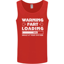 Warning Fart Loading Funny Farting Dad Mens Vest Tank Top Red