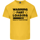 Warning Fart Loading Funny Farting Rude Kids T-Shirt Childrens Yellow