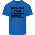 Warning Fart Loading Funny Farting Rude Mens Cotton T-Shirt Tee Top Royal Blue