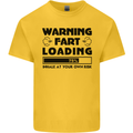 Warning Fart Loading Funny Farting Rude Mens Cotton T-Shirt Tee Top Yellow