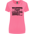 Warning Fart Loading Funny Farting Rude Womens Wider Cut T-Shirt Azalea