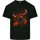 Warrior Cry Viking Valhalla Odin Norse Gods Kids T-Shirt Childrens Black