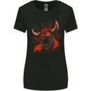 Warrior Cry Viking Valhalla Odin Norse Gods Womens Wider Cut T-Shirt Black