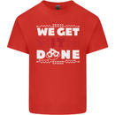 We Get It Done Funny IT Professional Tecky Kids T-Shirt Childrens Red