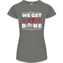 We Get It Done Funny IT Professional Tecky Womens Petite Cut T-Shirt Charcoal