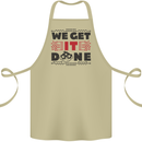 We Get It Done Funny Tecky  IT Professional Cotton Apron 100% Organic Khaki