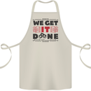 We Get It Done Funny Tecky  IT Professional Cotton Apron 100% Organic Natural