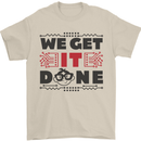 We Get It Done Funny Tecky  IT Professional Mens T-Shirt 100% Cotton Sand