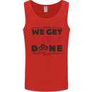 We Get It Done Funny Tecky  IT Professional Mens Vest Tank Top Red