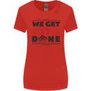 We Get It Done Funny Tecky  IT Professional Womens Wider Cut T-Shirt Red
