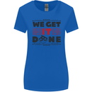 We Get It Done Funny Tecky  IT Professional Womens Wider Cut T-Shirt Royal Blue