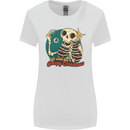 We Wish You a Creepy Christmas Skull Womens Wider Cut T-Shirt White