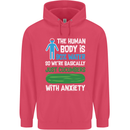 We're Basically Cucumbers With Anxiety Childrens Kids Hoodie Heliconia