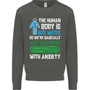 We're Basically Cucumbers With Anxiety Kids Sweatshirt Jumper Storm Grey