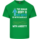 We're Basically Cucumbers With Anxiety Mens Cotton T-Shirt Tee Top Irish Green