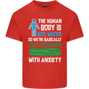 We're Basically Cucumbers With Anxiety Mens Cotton T-Shirt Tee Top Red
