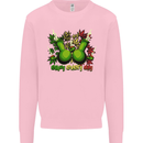 Weed Enjoy Every Day Cannabis Drugs Bong Mens Sweatshirt Jumper Light Pink