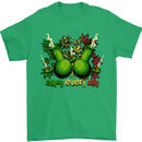Weed Enjoy Every Day Cannabis Drugs Bong Mens T-Shirt 100% Cotton Irish Green