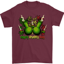 Weed Enjoy Every Day Cannabis Drugs Bong Mens T-Shirt 100% Cotton Maroon