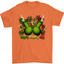 Weed Enjoy Every Day Cannabis Drugs Bong Mens T-Shirt 100% Cotton Orange