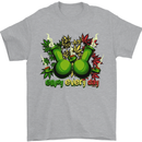Weed Enjoy Every Day Cannabis Drugs Bong Mens T-Shirt 100% Cotton Sports Grey