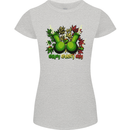 Weed Enjoy Every Day Cannabis Drugs Bong Womens Petite Cut T-Shirt Sports Grey