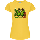 Weed Enjoy Every Day Cannabis Drugs Bong Womens Petite Cut T-Shirt Yellow