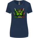 Weed Enjoy Every Day Cannabis Drugs Bong Womens Wider Cut T-Shirt Navy Blue